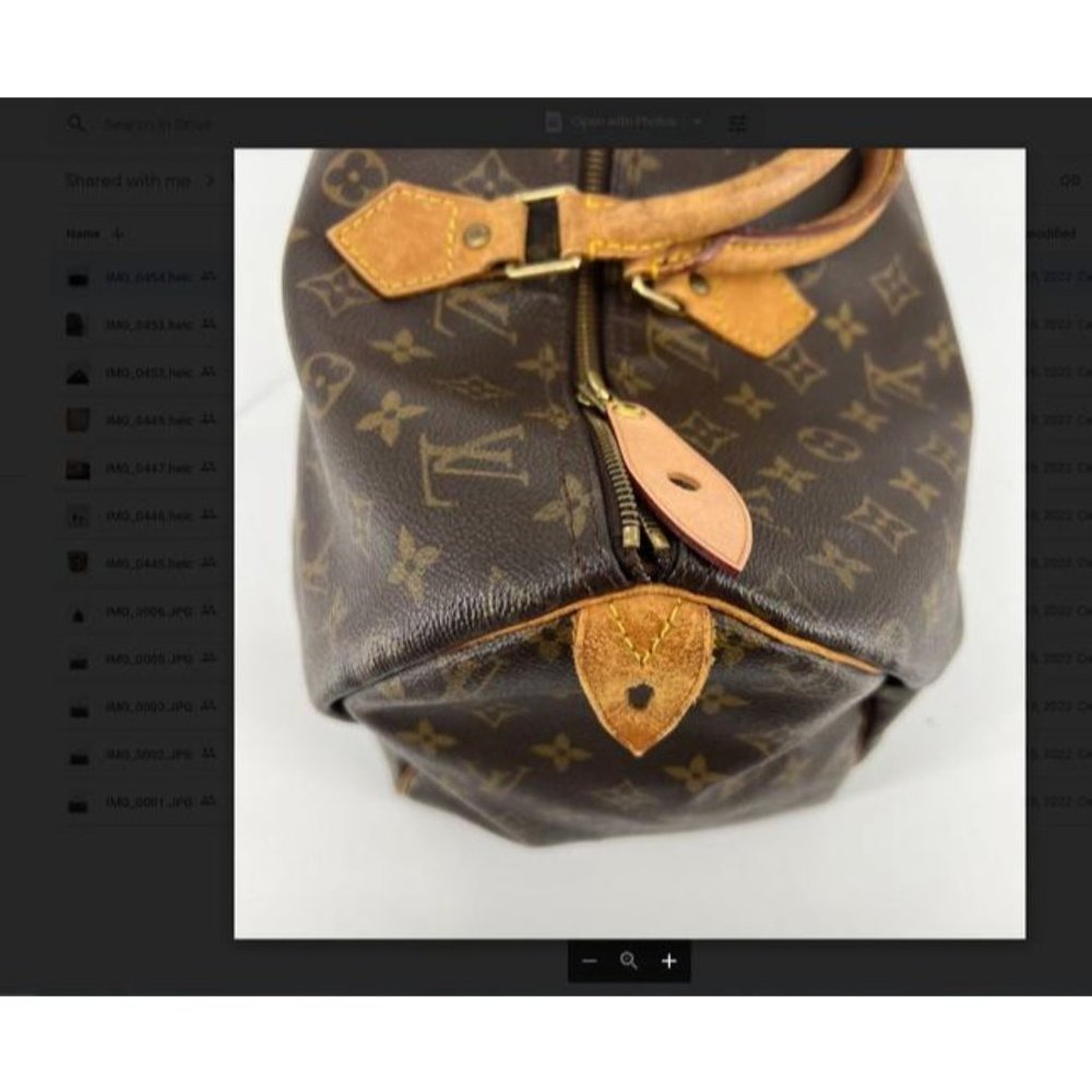 AUTHENTIC Louis Vuitton Speedy 40 w lock - Picture 4 of 10